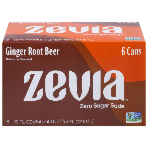 Zevia Soda, Ginger Root Beer