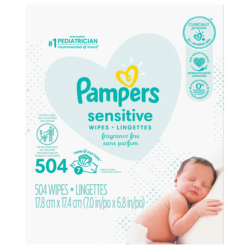 Pampers Wipes, Sensitive
