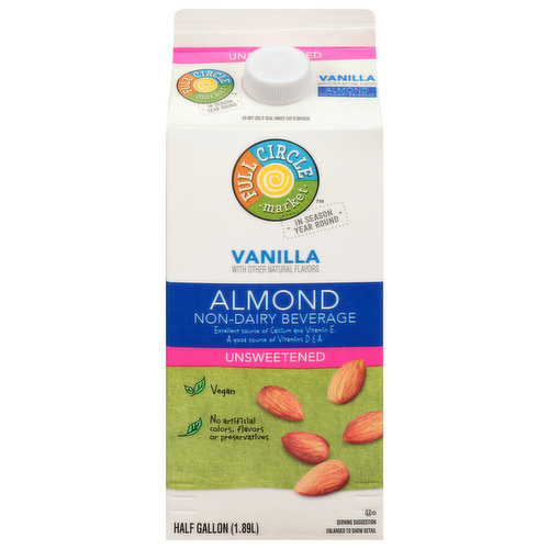 Almond Beverage, Vanilla, Unsweetened