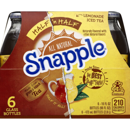 Snapple Half 'n Half, Lemonade Iced Tea