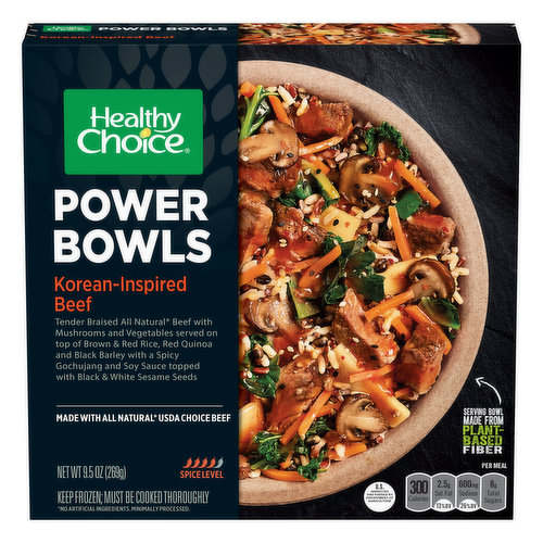 Healthy Choice Power Bowls, Korean-Inspired Beef