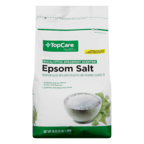 TopCare Epsom Salt, Eucalyptus Spearmint Scented