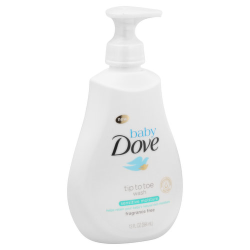 Dove Baby Rich Moisture Washing Gel For Body And Hair - Kids Shampoo-Gel