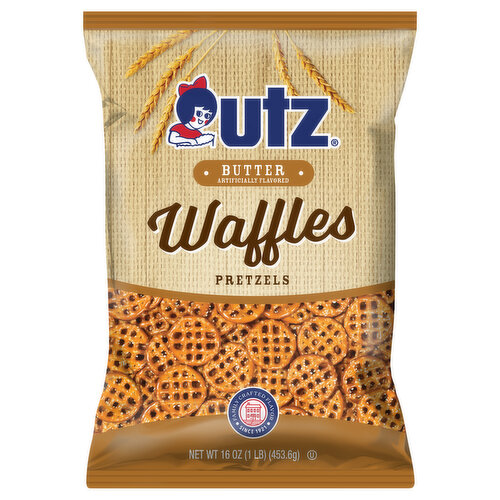 Utz Pretzels, Butter, Waffles