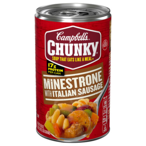 Campbell's Soup, Minestrone with Italian Sausage