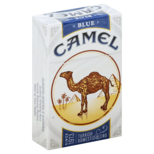 Camel Cigarettes, Blue, Turkish & Domestic Blend