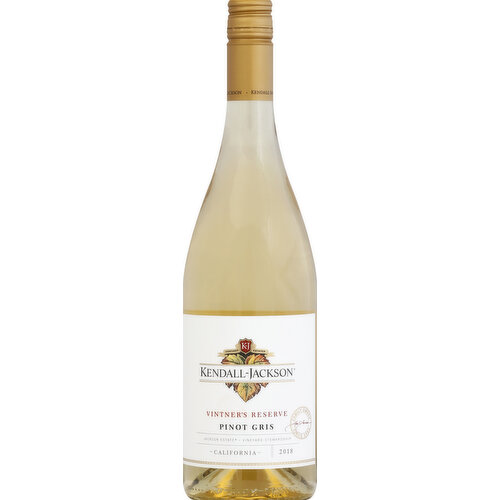 Kendall-Jackson Pinot Gris, Vintner's Reserve, 2018, California