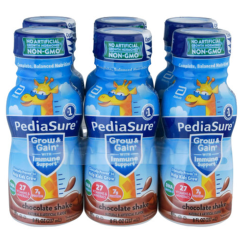 PediaSure Grow & Gain Pediatric Oral Supplement, Chocolate, 8 oz