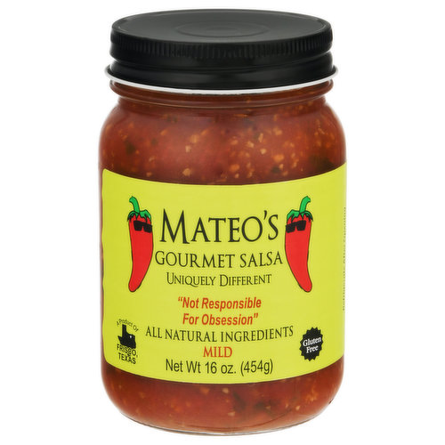 Mateo's Gourmets Salsa, Mild