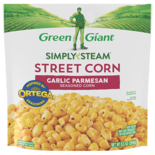 Green Giant Street Corn, Garlic Parmesan, Seasoned