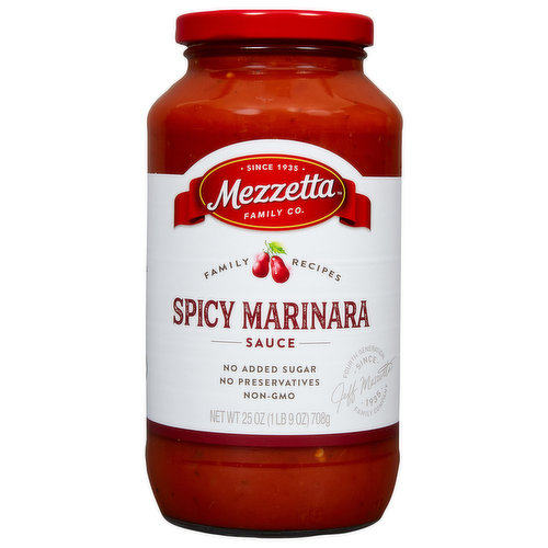 Mezzetta Sauce, Spicy Marinara