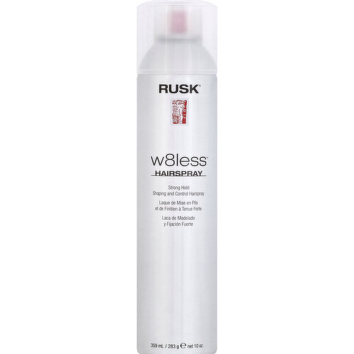 Rusk Hairspray, Shaping and Control, Strong Hold