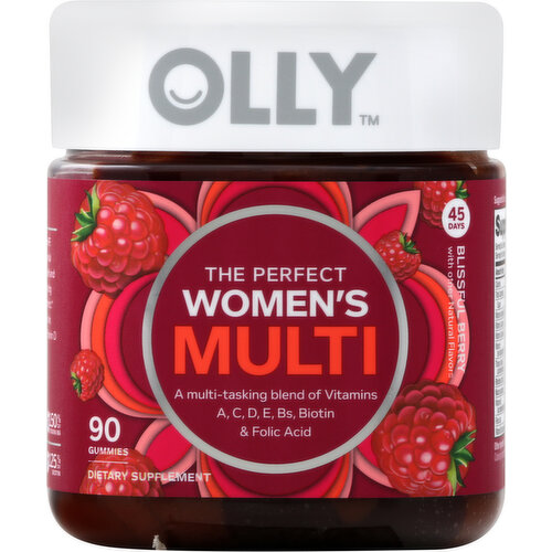 Olly Women's Multi, The Perfect, Gummies, Blissful Berry