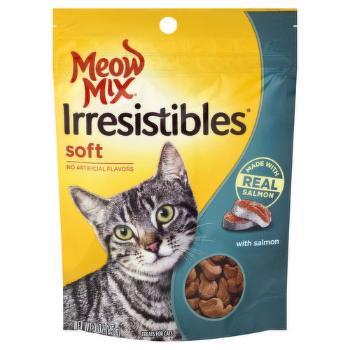 Meow Mix Treats for Cats, Salmon, Soft