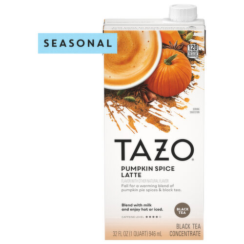 Tazo Black Tea Concentrate, Pumpkin Spice Latte