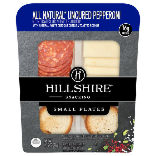 Hillshire Small Plates, Uncured Pepperoni Super 1 Foods