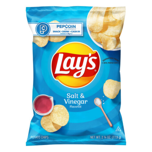Lay's Potato Chips, Salt & Vinegar Flavored