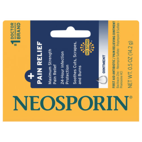 Neosporin Pain Relief, Maximum Strength, Ointment