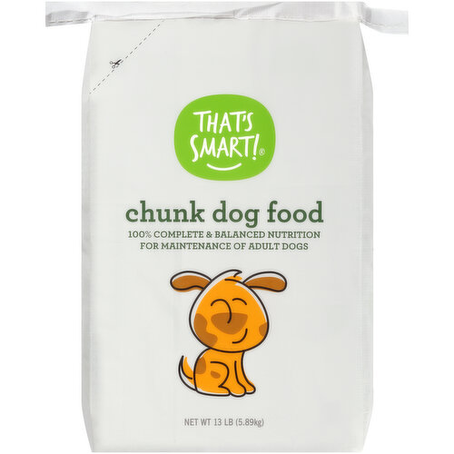 That's Smart! 100% Complete & Balanced Nutrition For Maintenance Of Adult Dogs Chunk Dog Food