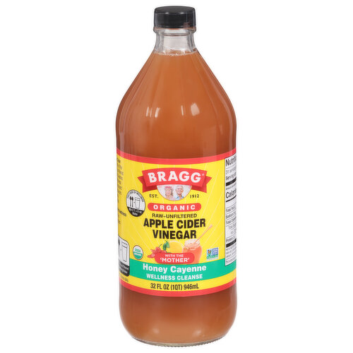 Bragg Apple Cider Vinegar, Organic, Raw, Unfiltered