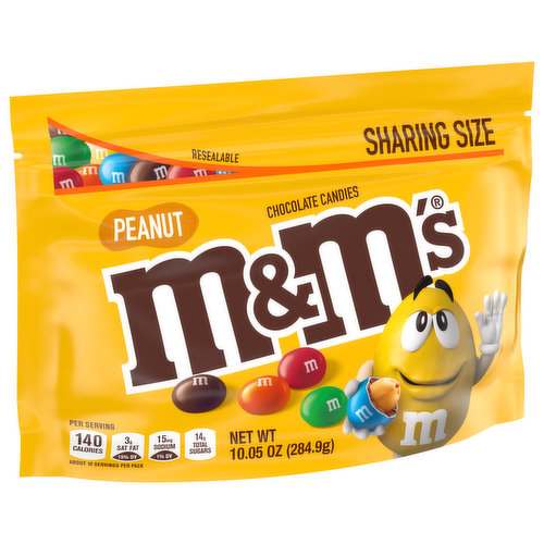  M&M'S Fudge Brownie Share Size Chocolate Candy, 2.83