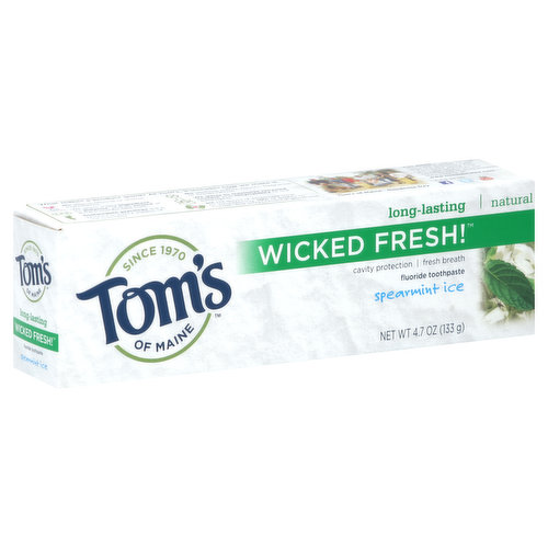 tom's of maine toothpaste ingredients