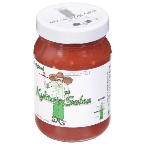 Kylito's Salsa 16oz Jar (Pack of 3) (Choose Flavor Below) (Original -  Little heat) by Kylito's