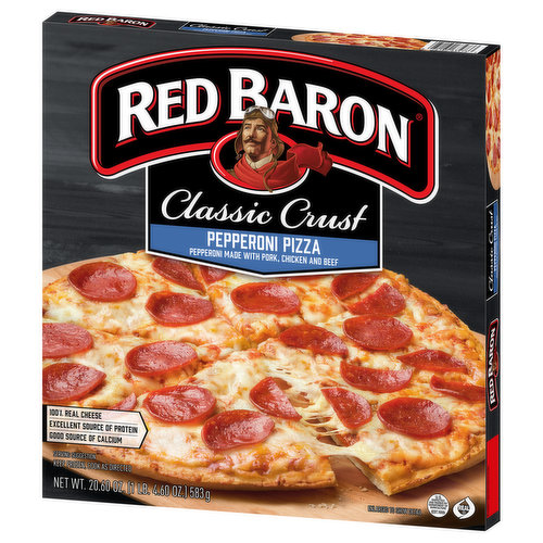 Red Baron Fully Loaded Pepperoni Frozen Pizza 27.85oz 