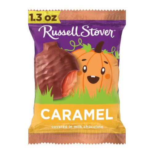 Russell Stover Pumpkin, Caramel, Happy Halloween