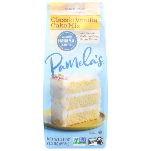 Pamela's Cake Mix, Gluten Free, Dairy Free, Classic Vanilla