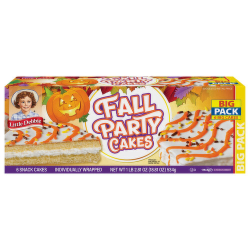 Little Debbie Cakes, Fall Party, Big Pack