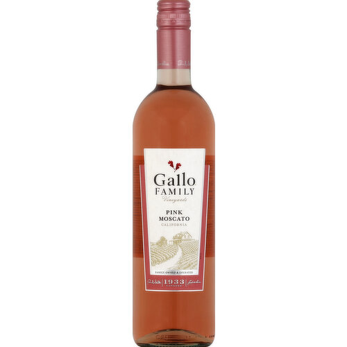 Gallo Family Vineyards Pink Moscato Wine 750ml 