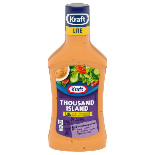 Kraft Dressing, Thousand Island, Lite