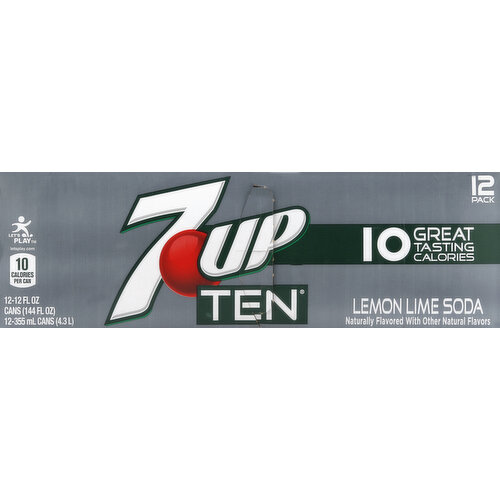 7-UP Soda, Lemon Lime