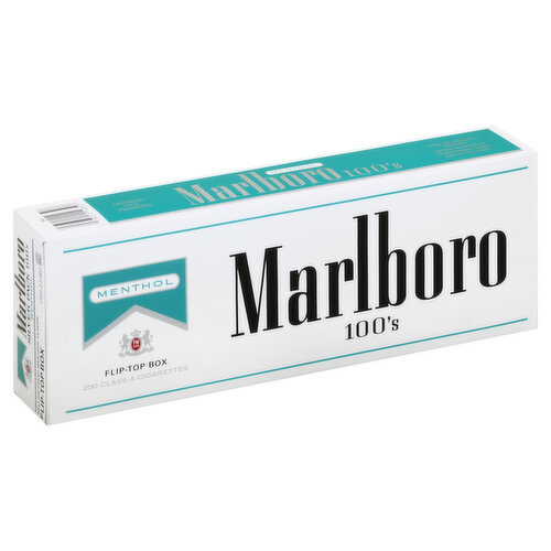 Marlboro Cigarettes, Silver Pack, Menthol, 100's