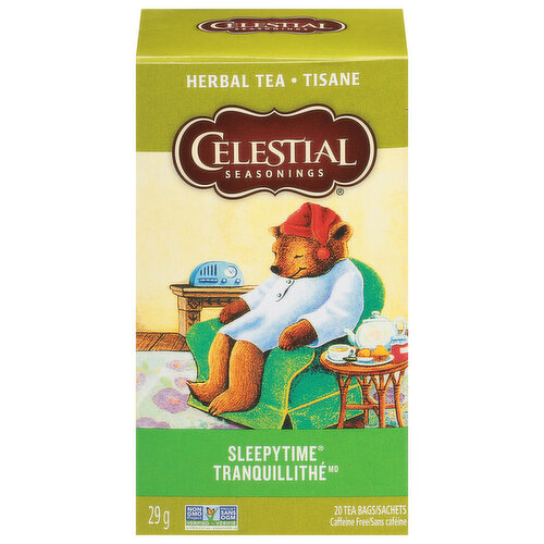 Celestial Seasoning - Sleepytime Peach Herbal Tea - 20 Tea Bags