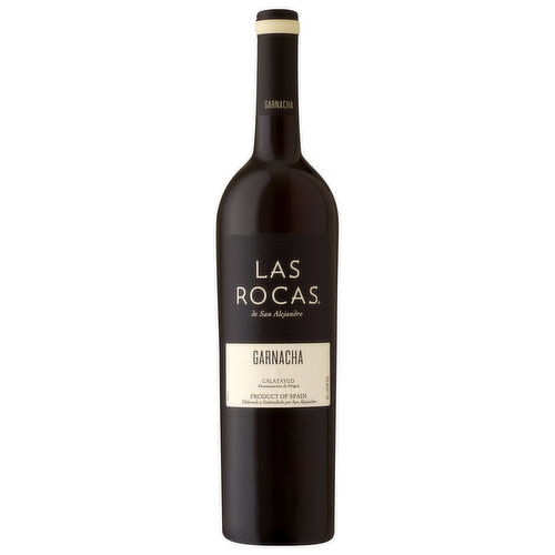 The intense, ruby red color of Las Rocas Spanish Garnacha Red Wine is complemented by vibrant aromas and rich, layered notes of dark cherry, blackberries and raspberries. The luscious fruit characteristics meld with nuances of oak and round tannins, creating a balanced, full bodied red wine delivering a lasting finish. Enjoy this Spanish red wine on its own or with any food. Las Rocas de San Alejandro delights wine lovers with affordable and high-quality Spanish wines.