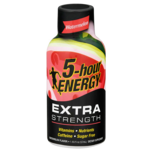 Energy Shot, Watermelon, Extra Strength