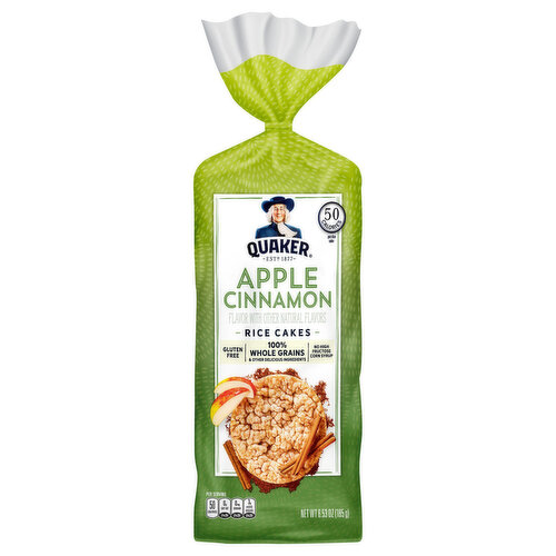 Quaker Rice Cakes, Apple Cinnamon