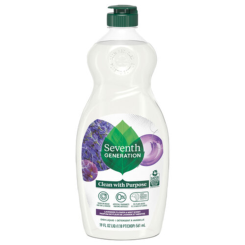 Seventh Generation Dish Liquid, Lavender Flower & Mint Scent