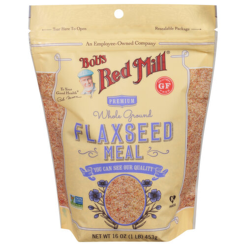 Bob's Red Mill Flaxseed Meal, Premium, Whole Ground