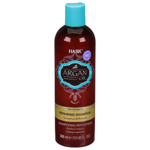Hask Repairing Shampoo, Argan Oil