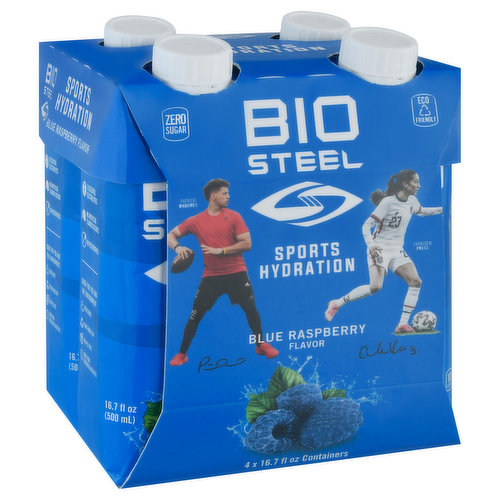 BioSteel Sports Drink, Sugar Free, Blue Raspberry Flavor