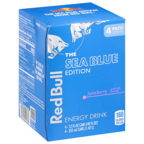 Red Bull Energy Drink, Juneberry, 4 Pack - Super 1 Foods