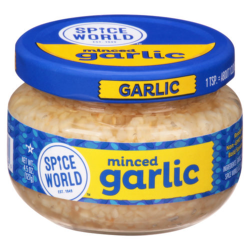 Spice World Garlic, Minced