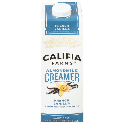 Califia Farms Almondmilk Creamer, French Vanilla