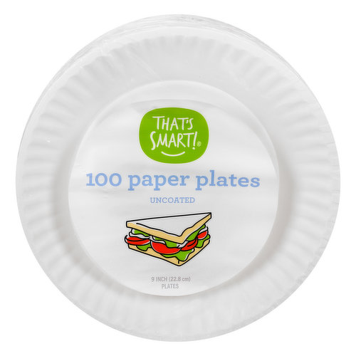 That's Smart! Paper Plates, Uncoated