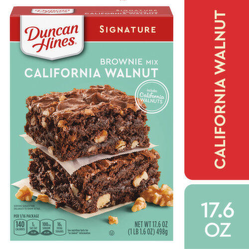 Duncan Hines Signature California Walnut Brownie Mix