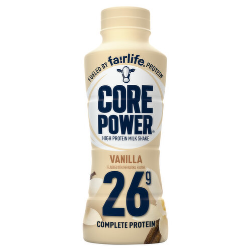 Core Power Milk Shake, High Protein, Vanilla Flavored