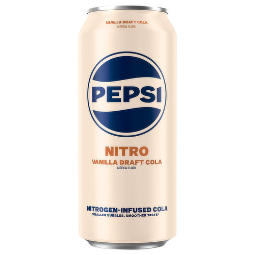 Pepsi Cola, Vanilla Draft, Nitro